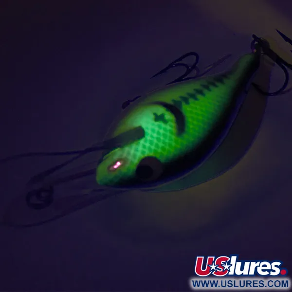 Renegade Little Diver Crankbait, Vert, 11g, UV-réactif, #8498