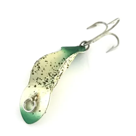 Buck Perry Spoonplug Cuillère, Blanc/Vert, 5g, Pêche de structure, #8500