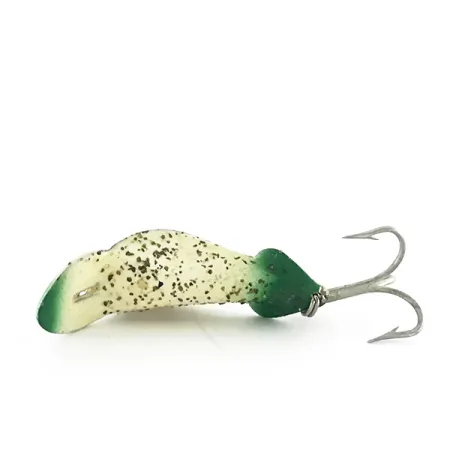 Buck Perry Spoonplug Cuillère, Blanc/Vert, 5g, Pêche de structure, #8500