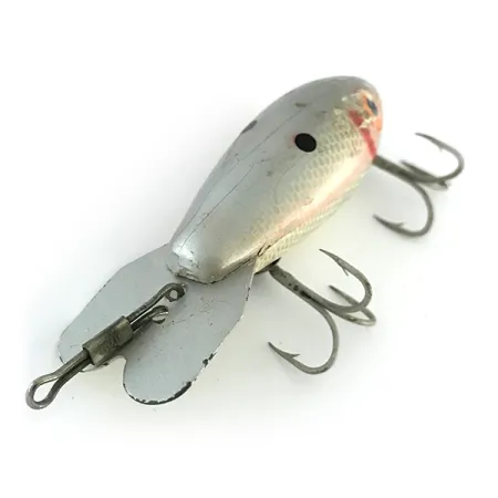 Bomber 200 series Poisson Nageur, Argent / Blanc, 10g, Vintage, #8502