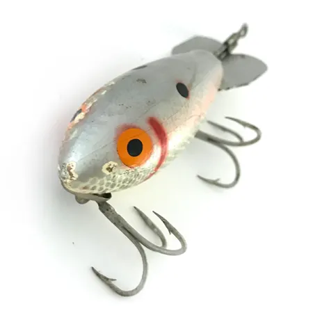 Bomber 200 series Poisson Nageur, Argent / Blanc, 10g, Vintage, #8502