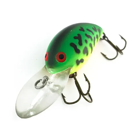 Bomber Model 7A Crankbait, Green Tiger, 9g, Finition UV, #8504