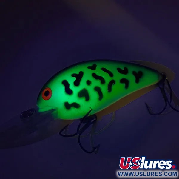 Bomber Model 7A Crankbait, Green Tiger, 9g, Finition UV, #8504