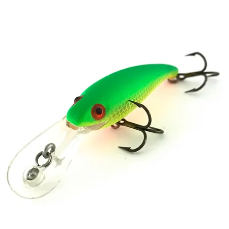 Cotton Cordell Deep Diver UV Poisson Nageur, Vert/Jaune/Orange, 7g, #8505