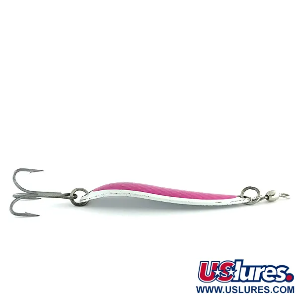 Luhr Jensen Krocodile Die #5 Ondulante, Blanc / Rouge, 25g, Prisme, #8508