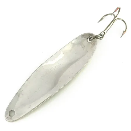 Wolverine tackle Cobra Glow Cuillère, Blanc / Nickel, 14g, Glow, #8513