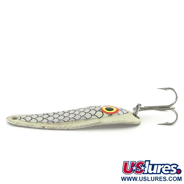 Wolverine tackle Cobra Glow Cuillère, Blanc / Nickel, 14g, Glow, #8513