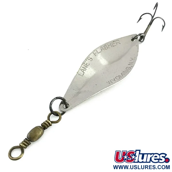 Lanes Tackle & Bait Lane's Flasher Cuillère, Nickel, 14g, Rétro #8518