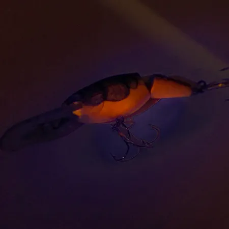 Rapala Shad Rap Jointed RS 05 Poisson nageur, Orange, 8g, UV, #8526