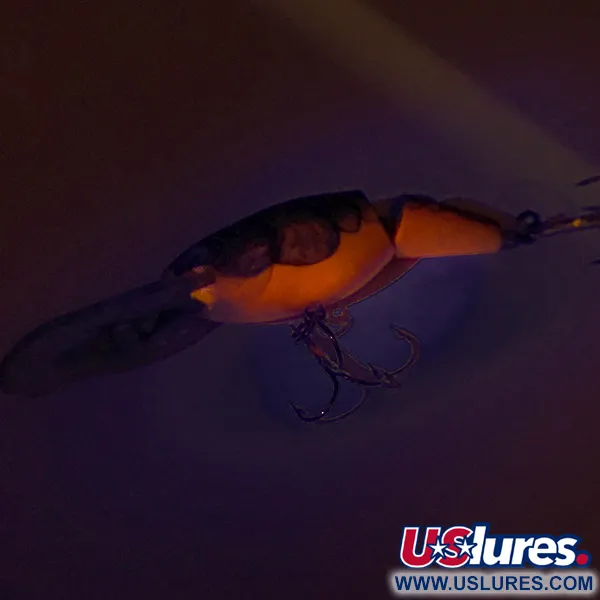 Rapala Shad Rap Jointed RS 05 Poisson nageur, Orange, 8g, UV, #8526