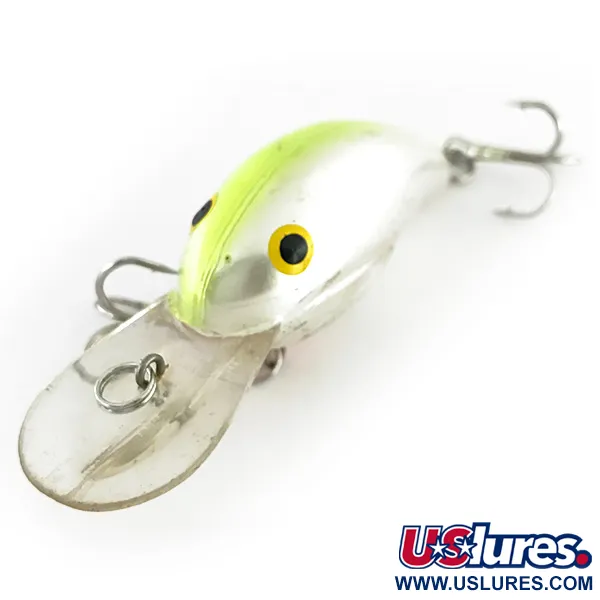Bandit 200 Crankbait, Chrome Chartreuse, 8.5g, Bruiteur, #8529