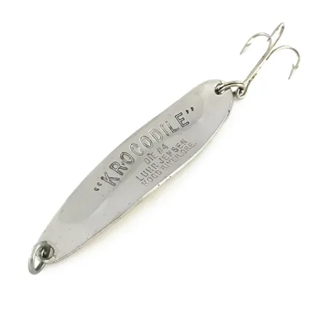 Luhr Jensen Krocodile Die #4 Cuillère, Nickel / Or, 14g, #8533