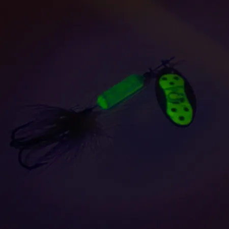 Worden’s Original Rooster Tail Cuillère, Vert/Chartreuse, 3,6g, #8538