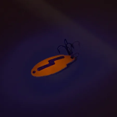 Acme Thunderbolt UV Cuillère, Fluorescent Orange / Nickel, 3,5g, #8549