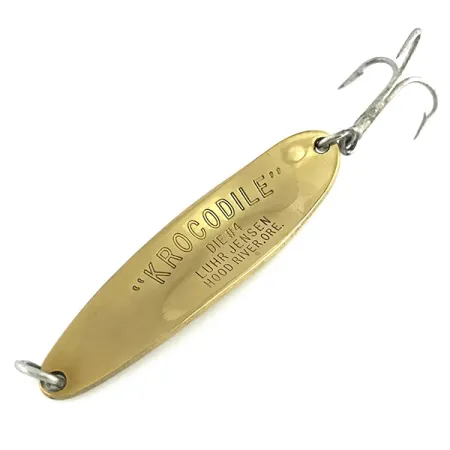 Luhr Jensen Krocodile Die #4 Cuillère, Or, 19g, Lancer long, #8574