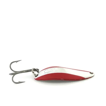 Dardevle Devle Dog 7700 Ondulante, Rouge / Blanc / Nickel, 14g, #8579