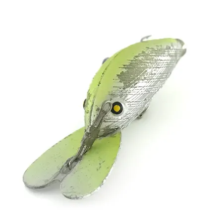 Bill Norman Quarterback Shallow Crankbait, Argent/Chartreuse, 7g, Glow, #8591