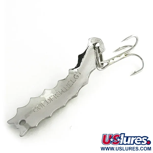 Goldfish Helgy Cuillère, Nickel / Red Eyes, 4.5g, Profil insecte, #8621