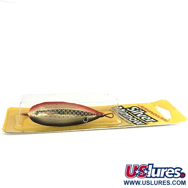 Weedless Johnson Silver Minnow Cuiller, Rouge/Noir/Or, 14g, #8625