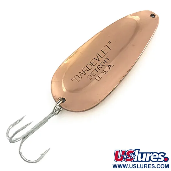 Eppinger Dardevle Rok't Devlet Cuillère, Cuivre, 35g, Vintage, #8633