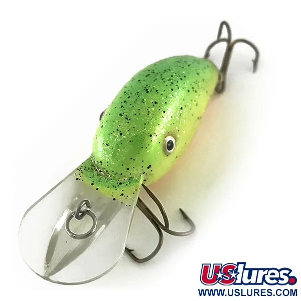 Strike King 4XD Crankbait, Chartreuse, 10g, Grand Plongeur, #9238