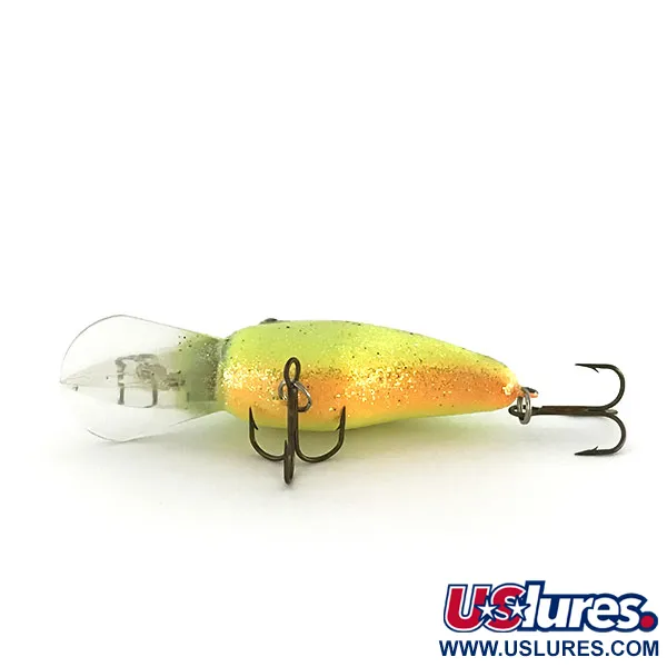 Strike King 4XD Crankbait, Chartreuse, 10g, Grand Plongeur, #9238