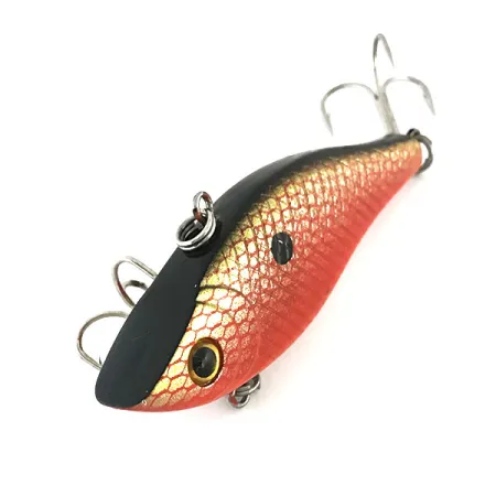Bass Pro Shops XTS Lipless Crankbait, Rouge/Or/Noir, 14g, Bruiteur, #8636