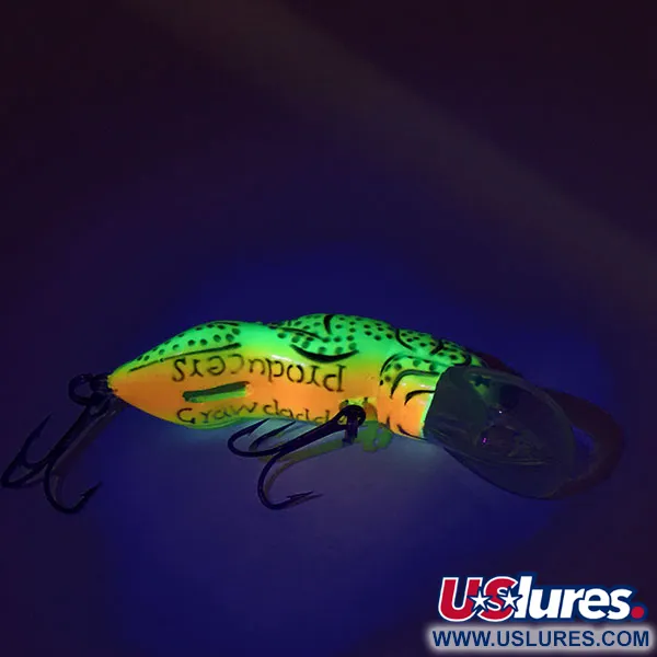 Producers Crawdad UV Poisson nageur, Green Tiger, 7g, UV, #8649