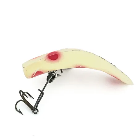 Yakima Bait FlatFish F6 Leurre, Blanc / Rouge, 3g, Spreader Bar, #8668