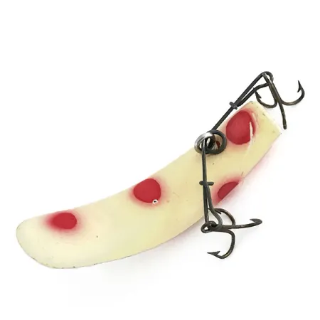 Yakima Bait FlatFish F6 Leurre, Blanc / Rouge, 3g, Spreader Bar, #8668