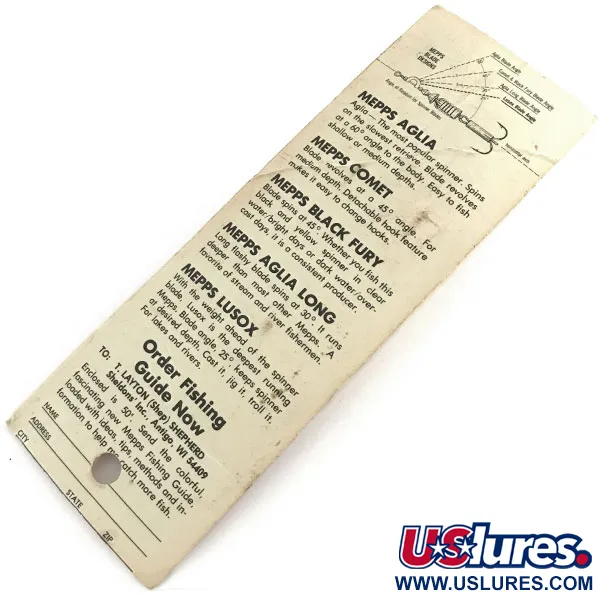 Mepps Black Fury 3 Dressed Cuillère, Noir / Jaune, 7,3g, Plumes, #8677