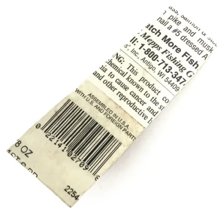 Mepps Aglia 1 dressed Cuiller, Argent, 3,5g, Triple habillé, #8678