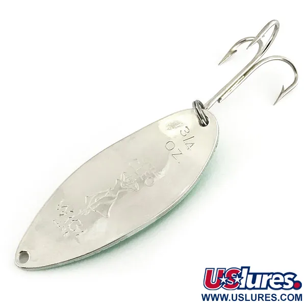 Seneca Little Cleo (Hula Girl) Glow Cuillère, Vert/Blanc, 21g, #8684