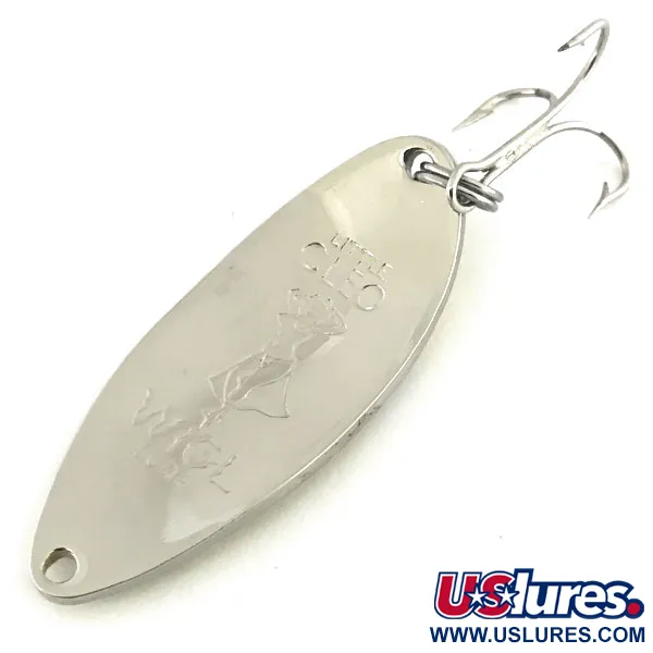 Seneca Little Cleo (Hula Girl) Cuillère, Jaune/Nickel, 18g, Gravée, #8686