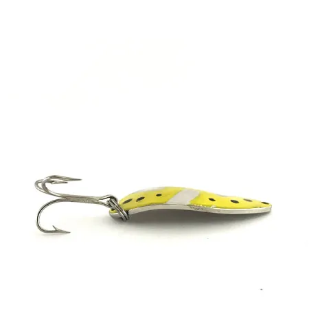 Seneca Little Cleo (Hula Girl) Cuillère, Jaune/Nickel, 18g, Gravée, #8686