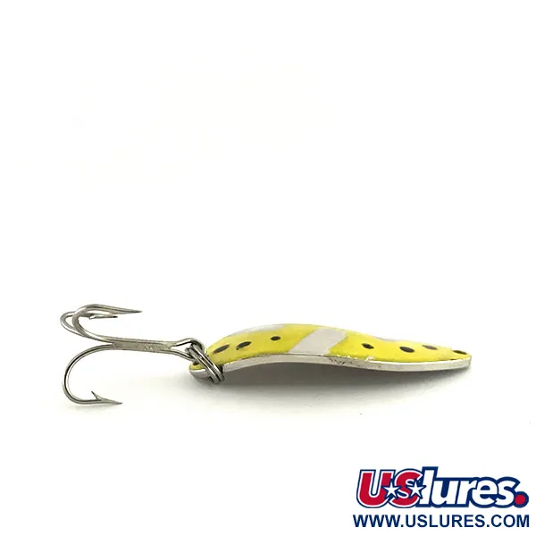 Seneca Little Cleo (Hula Girl) Cuillère, Jaune/Nickel, 18g, Gravée, #8686