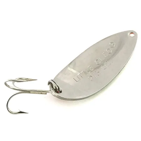 Acme Little Cleo Glow Cuillère, Blanc/Orange/Nickel, 11g, Glow, #8687