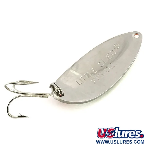 Acme Little Cleo Glow Cuillère, Blanc/Orange/Nickel, 11g, Glow, #8687