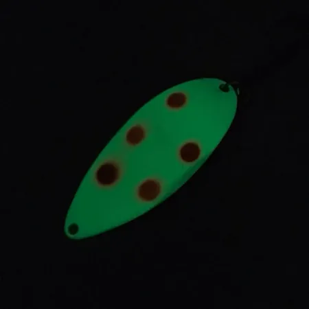 Acme Little Cleo Glow Cuillère, Blanc/Rouge/Nickel, 21g, Glow, #8689