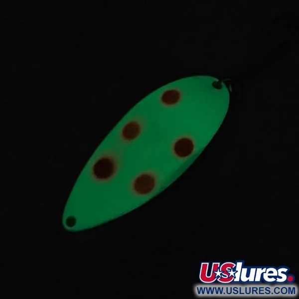 Acme Little Cleo Glow Cuillère, Blanc/Rouge/Nickel, 21g, Glow, #8689