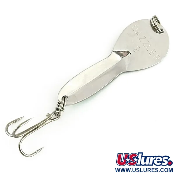 Acme Dazzler #2 Cuillère, Nickel Martelé / Vert, 7g, Vintage, #8700