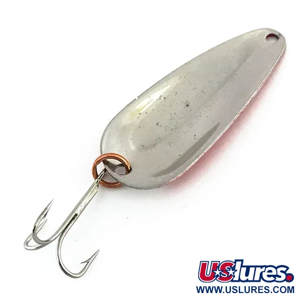 Nebco Aqua Spoon Cuillère, Rouge/Blanc/Nickel, 7g, nickelée, #8703