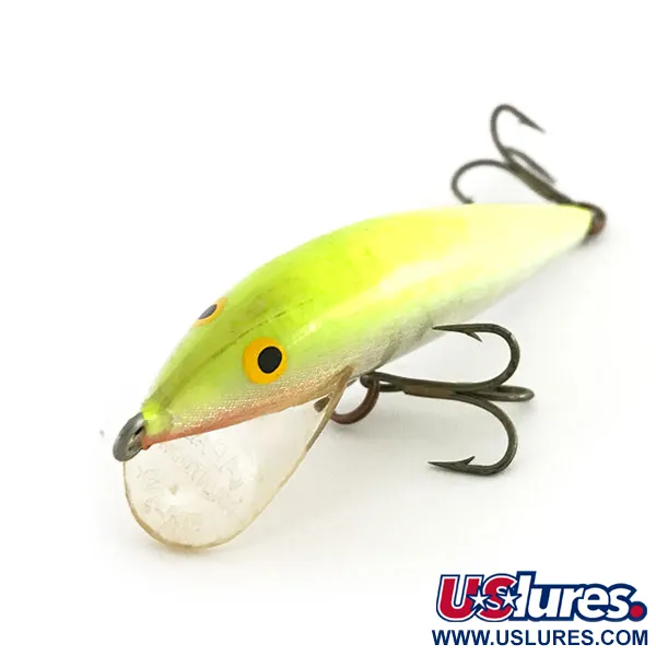 Rapala Countdown S7 Poisson-nageur, Chartreuse, 8g, phosphorescent, #8704