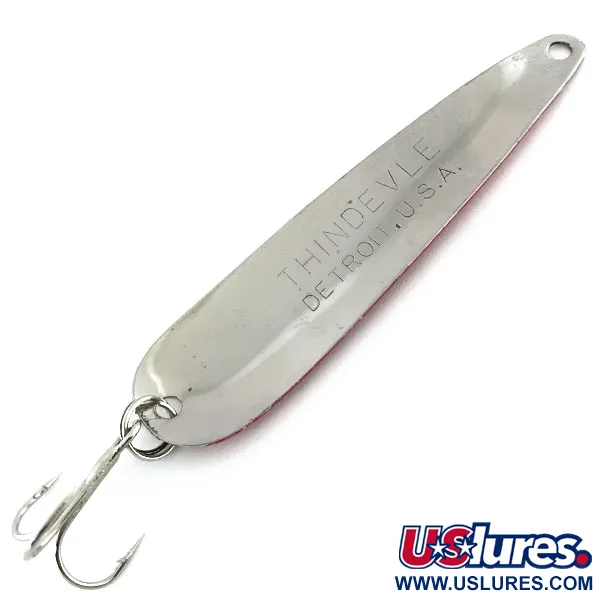 Eppinger Dardevle ThinDevle Cuillère, Rouge/Blanc/Nickel, 11g, #8711