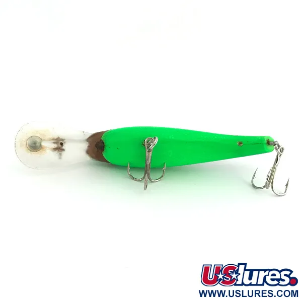 Cotton Cordell Wally Diver UV Poisson Nageur, Vert, 14g, UV, #8718