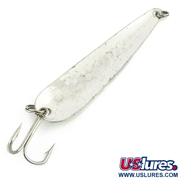 Dardevle Flutter-Chuck 3500 Cuillère, Argent martelé, 8g, #8728