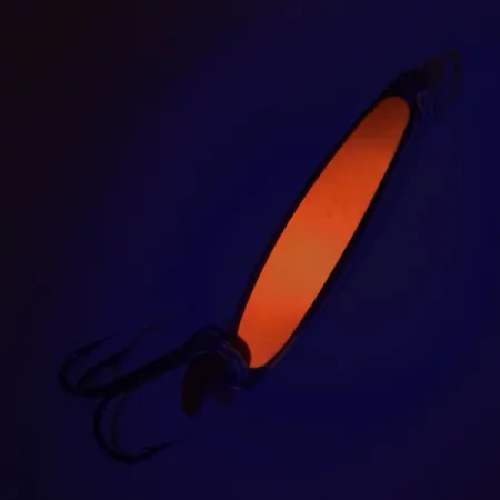 Bay De Noc Swedish Pimple UV Jig, Nickel/Orange, 7g, Ruban UV, #8729