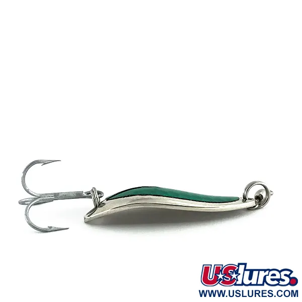 Luhr Jensen Lil' Kroc Cuiller, Nickel / Vert, 9g, Émerillon, #8735