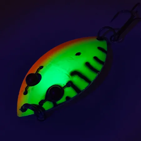 Gibbs Ruby Eye Wiggler 2 UV Cuillère, Fire Tiger, 13g, Yeux Rubis, #8739