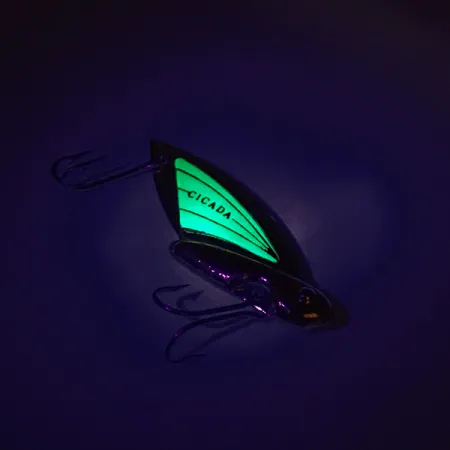 Reef Runner Cicada Lame Vibrante, Or / Vert, 6g, USA-Made, #8745